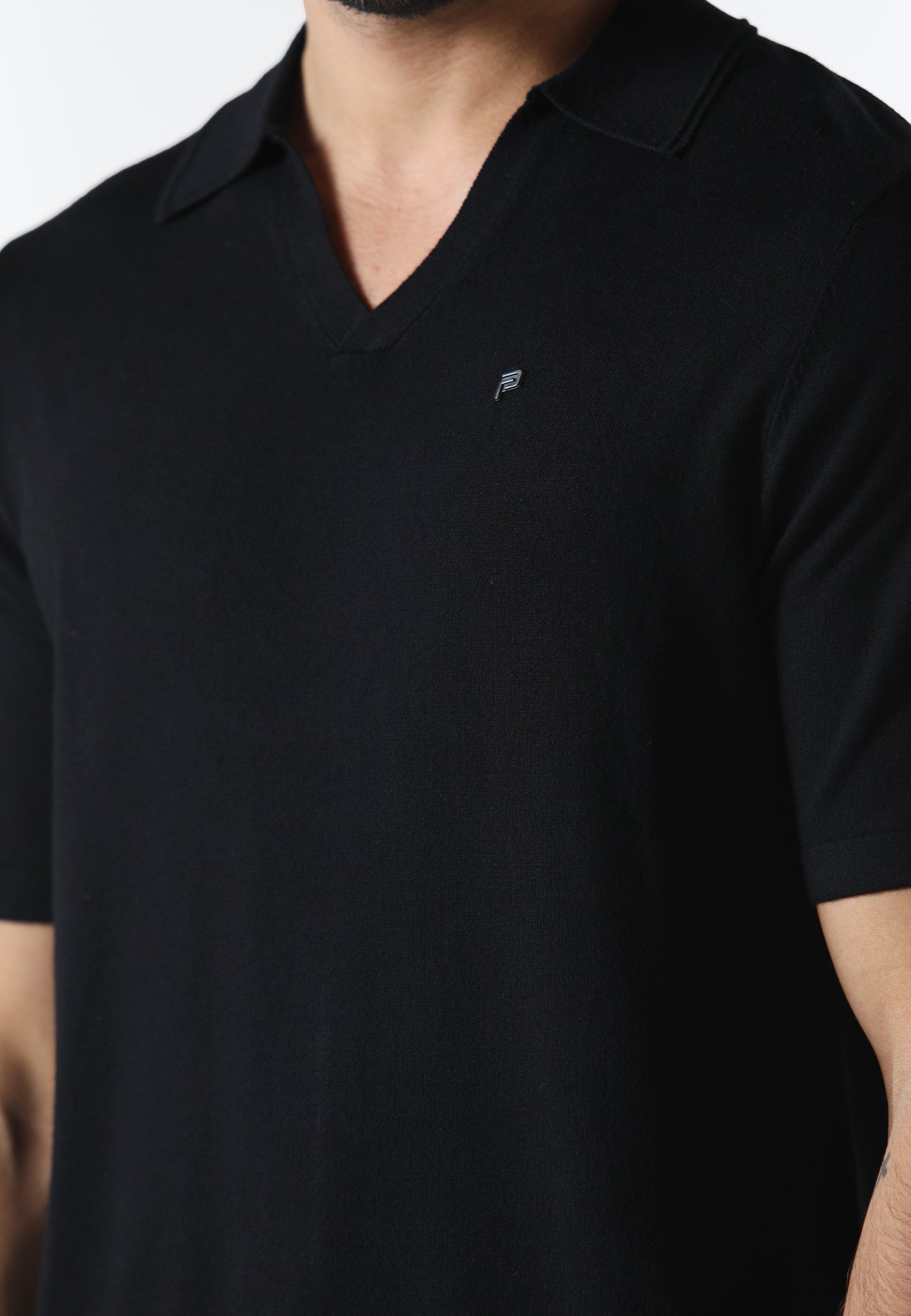 Berkelen Jet Black Polo Shirt