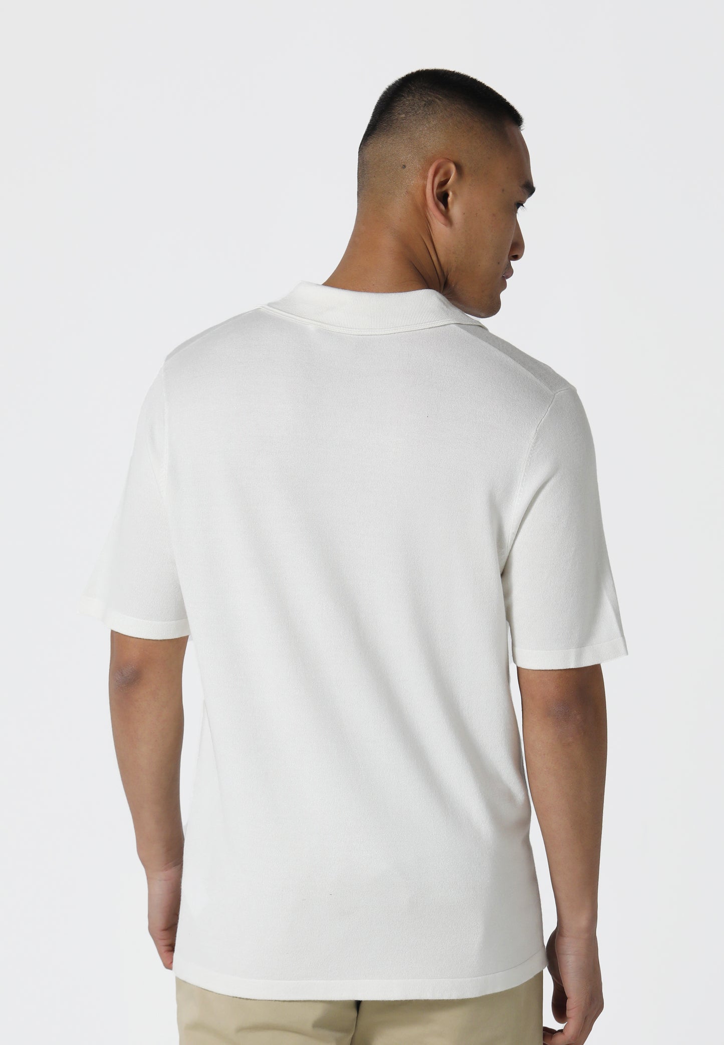 Berkelen Bone White Polo Shirt