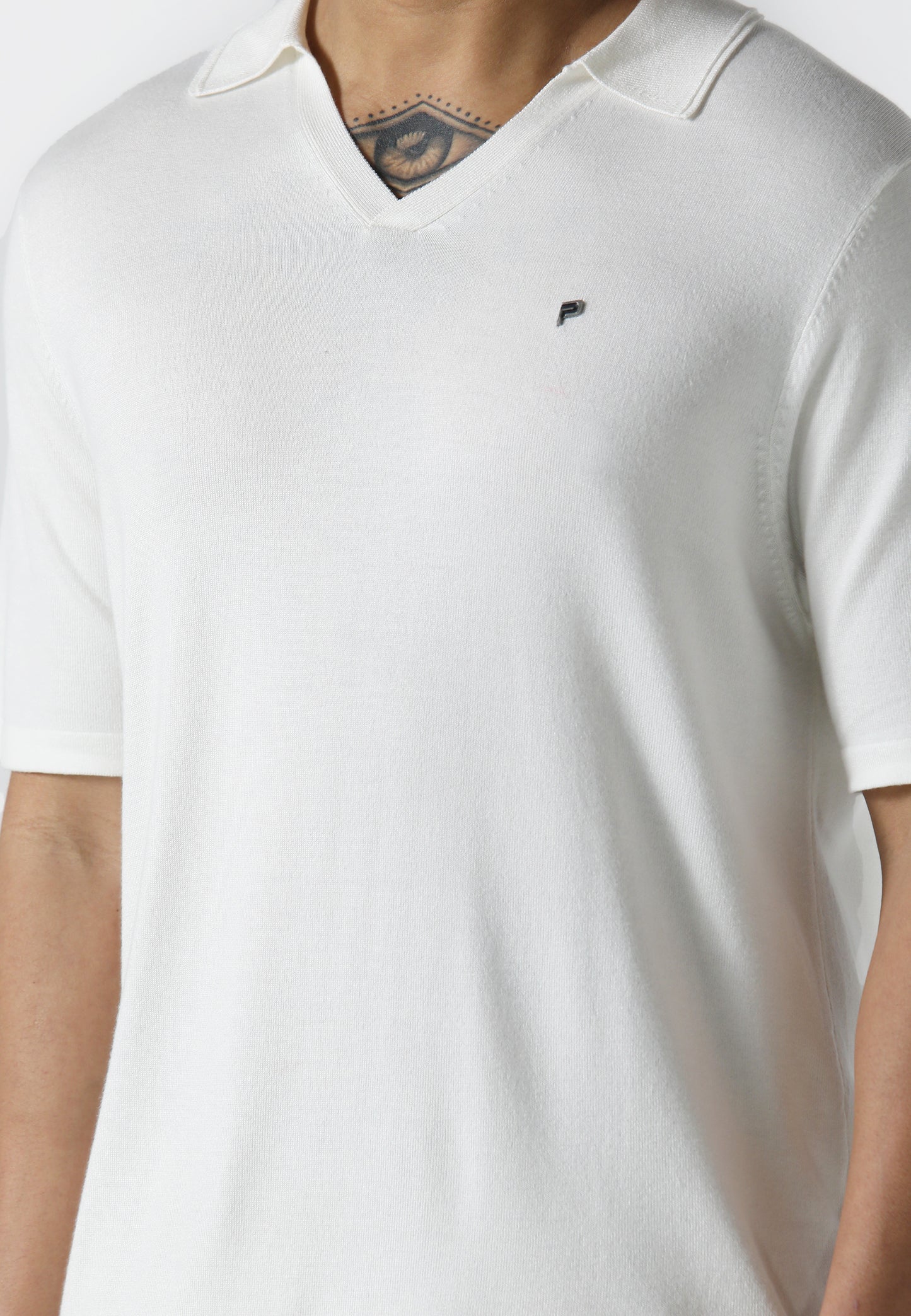 Berkelen Bone White Polo Shirt