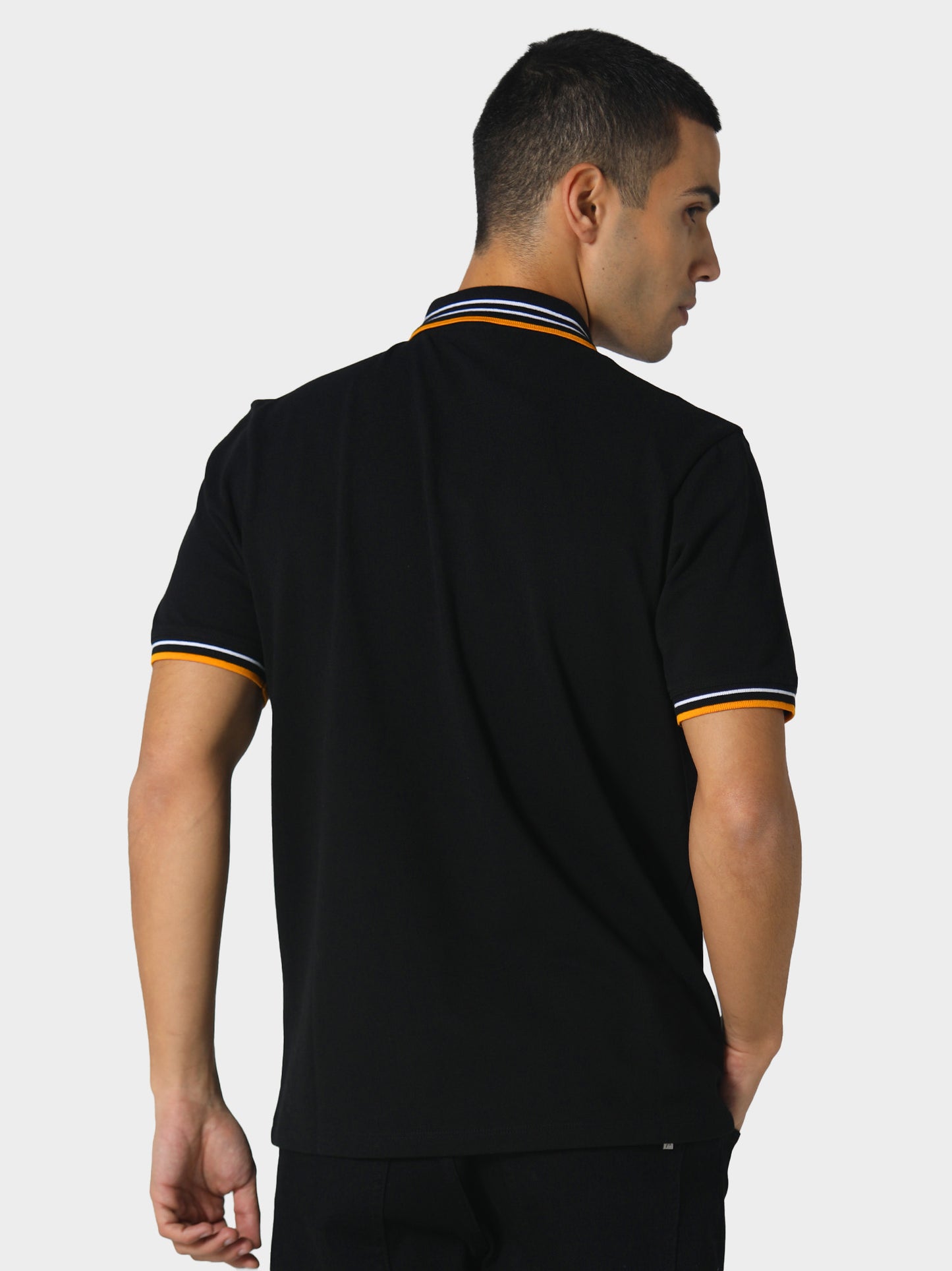 Boreas Jet Black Polo Shirt