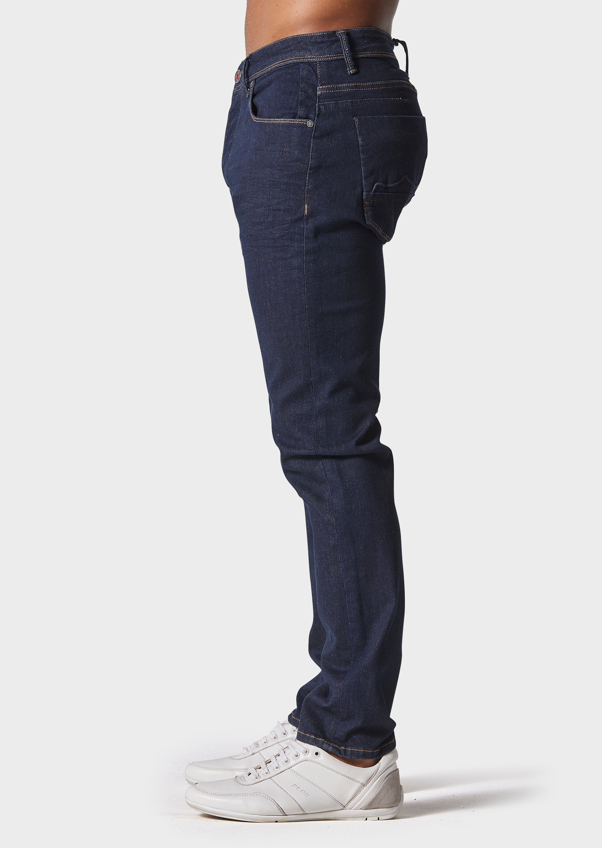 Police Cassady Mot 128 Dark Wash Regular Stretched Mens Jeans