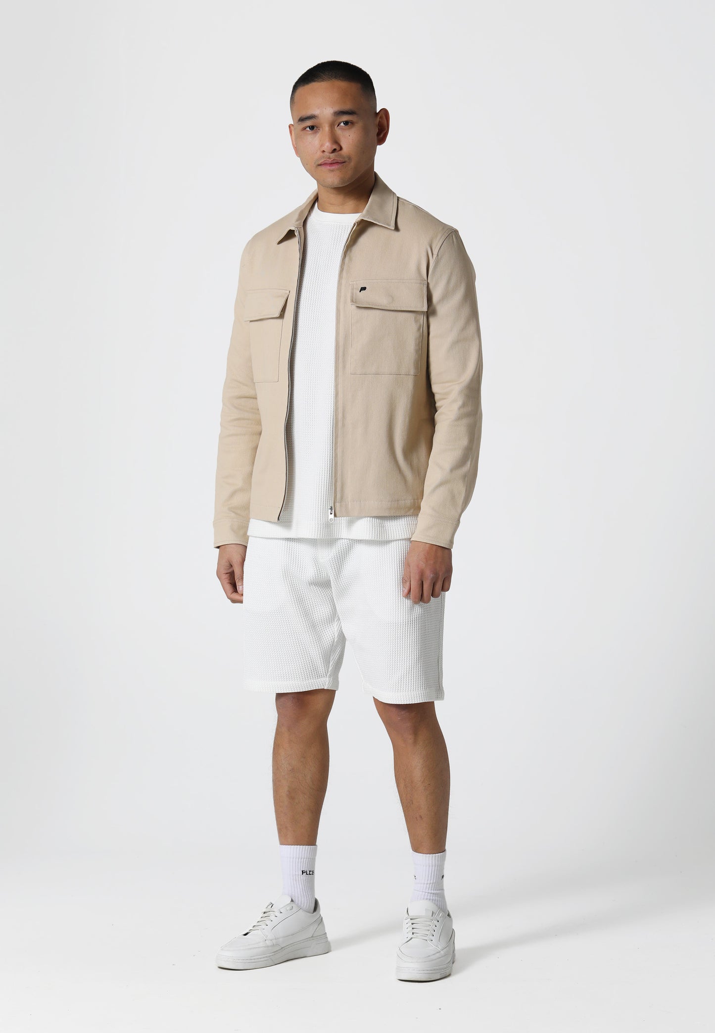 Clearlake Pastel Camel Overshirt