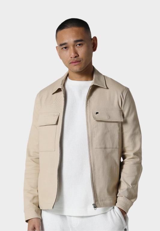 Clearlake Pastel Camel Overshirt