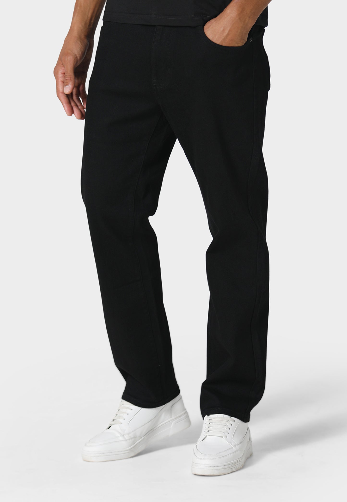 TODD 960 Eduardo Clean Black Jeans