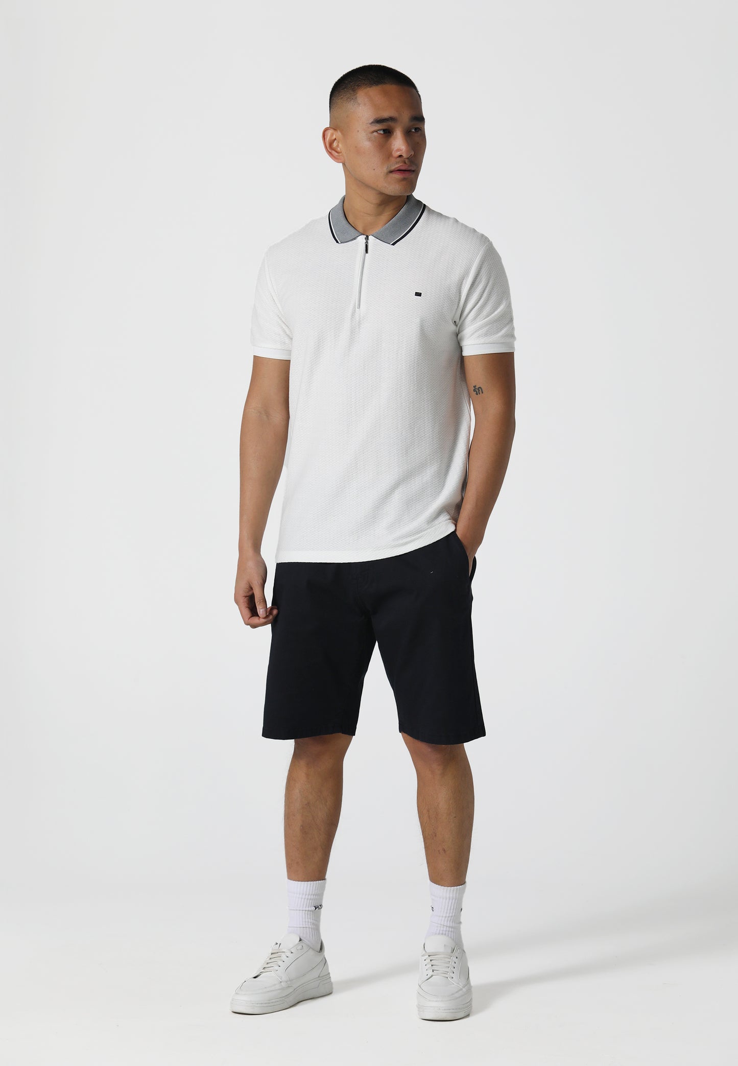 Fairfield White Polo Shirt