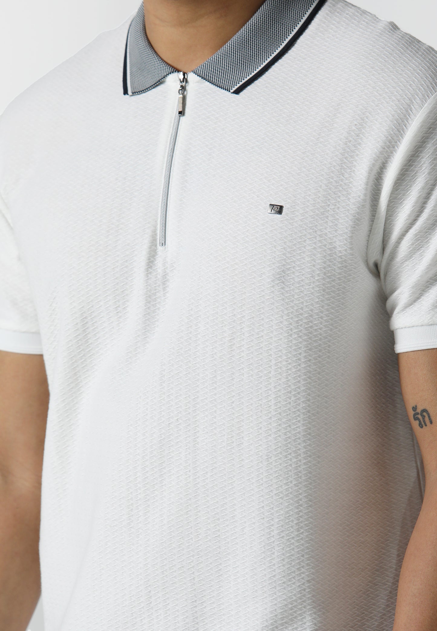 Fairfield White Polo Shirt