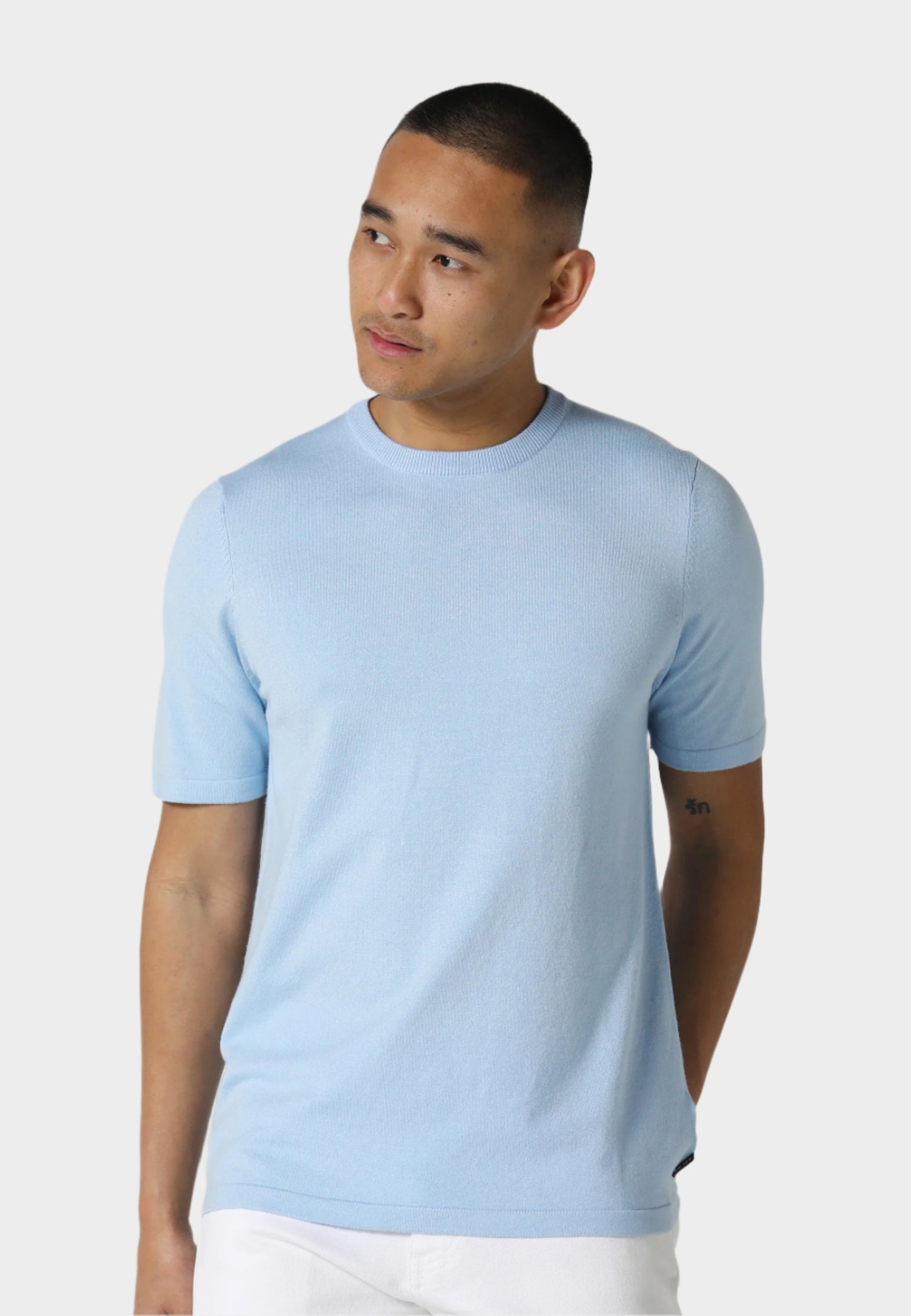 Filler Oceanic Blue Knitted T-Shirt