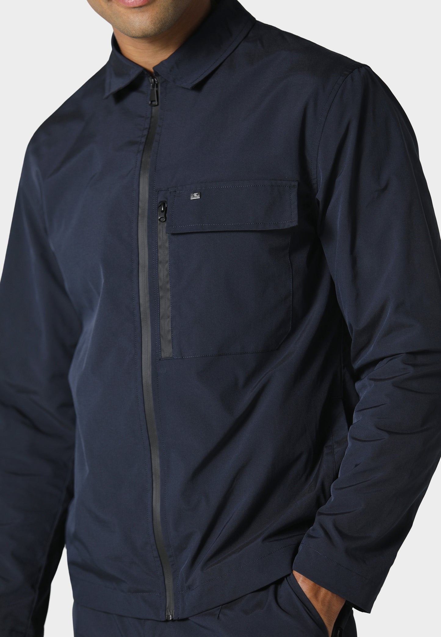 Fitton Navy Overshirt