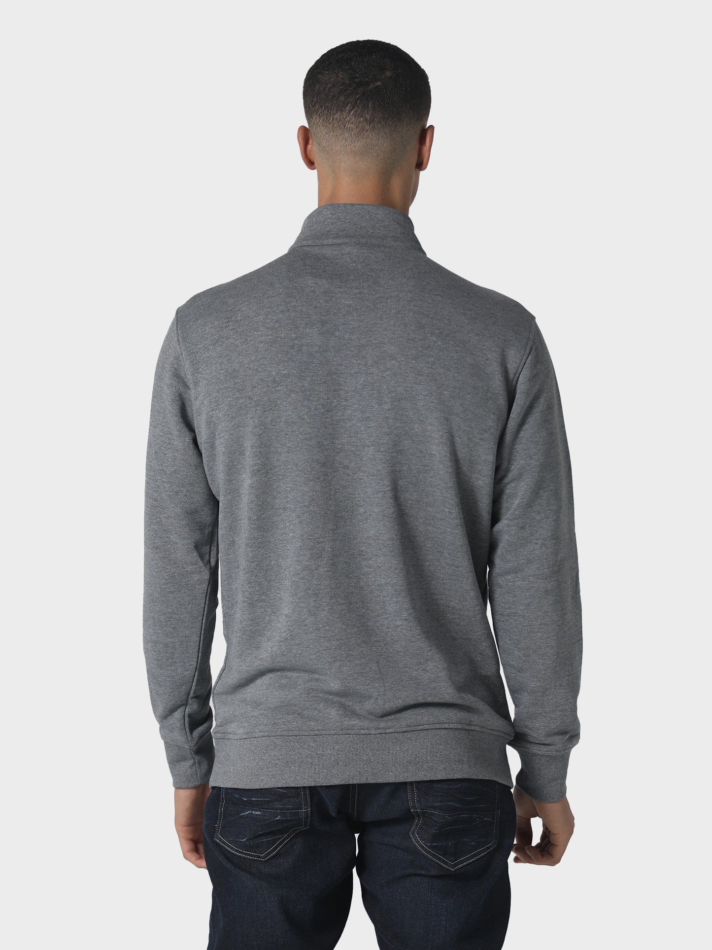 Gerome Grey 1/4 Zip Sweatshirt