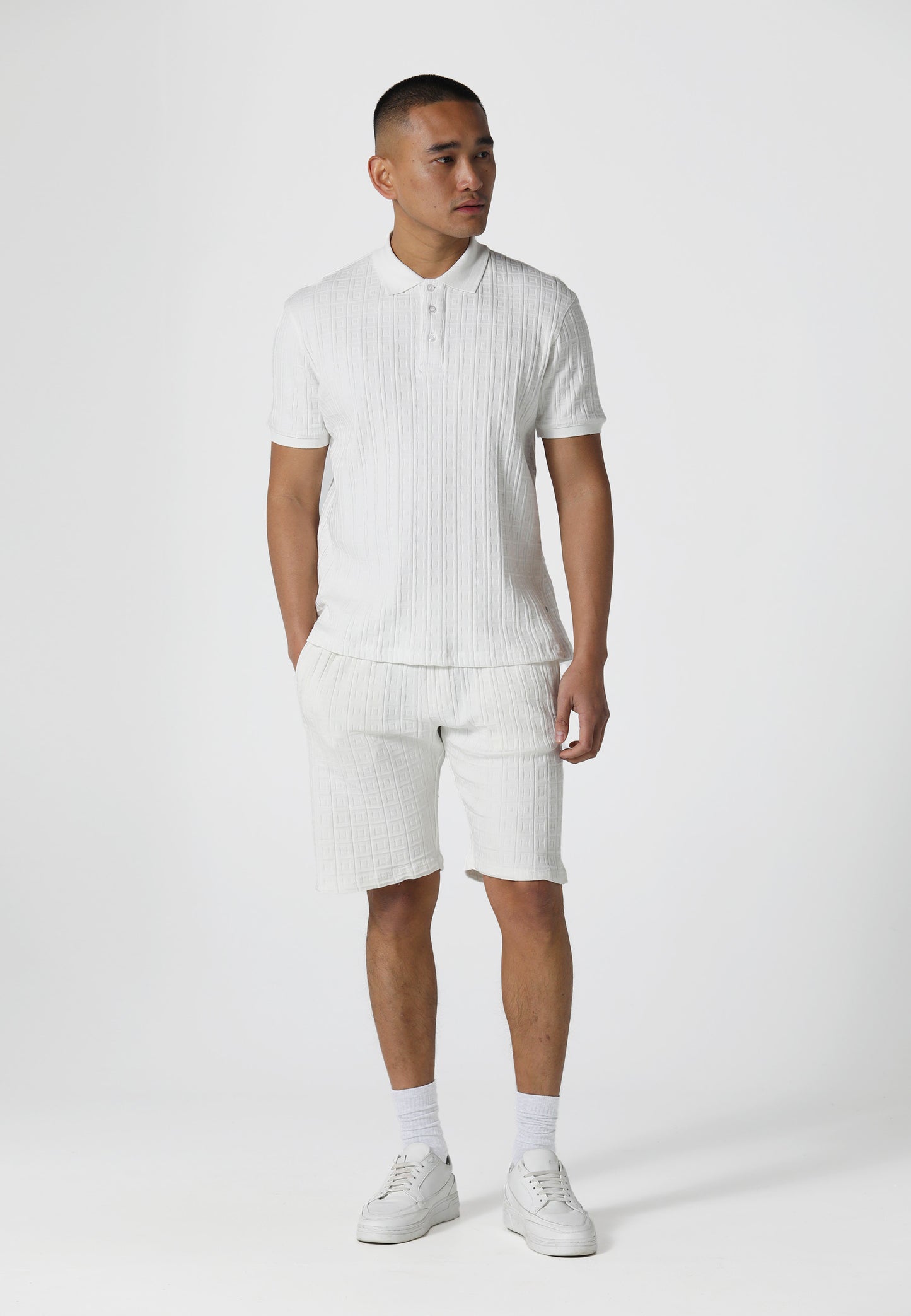 Mivolton Bone White Jog Shorts