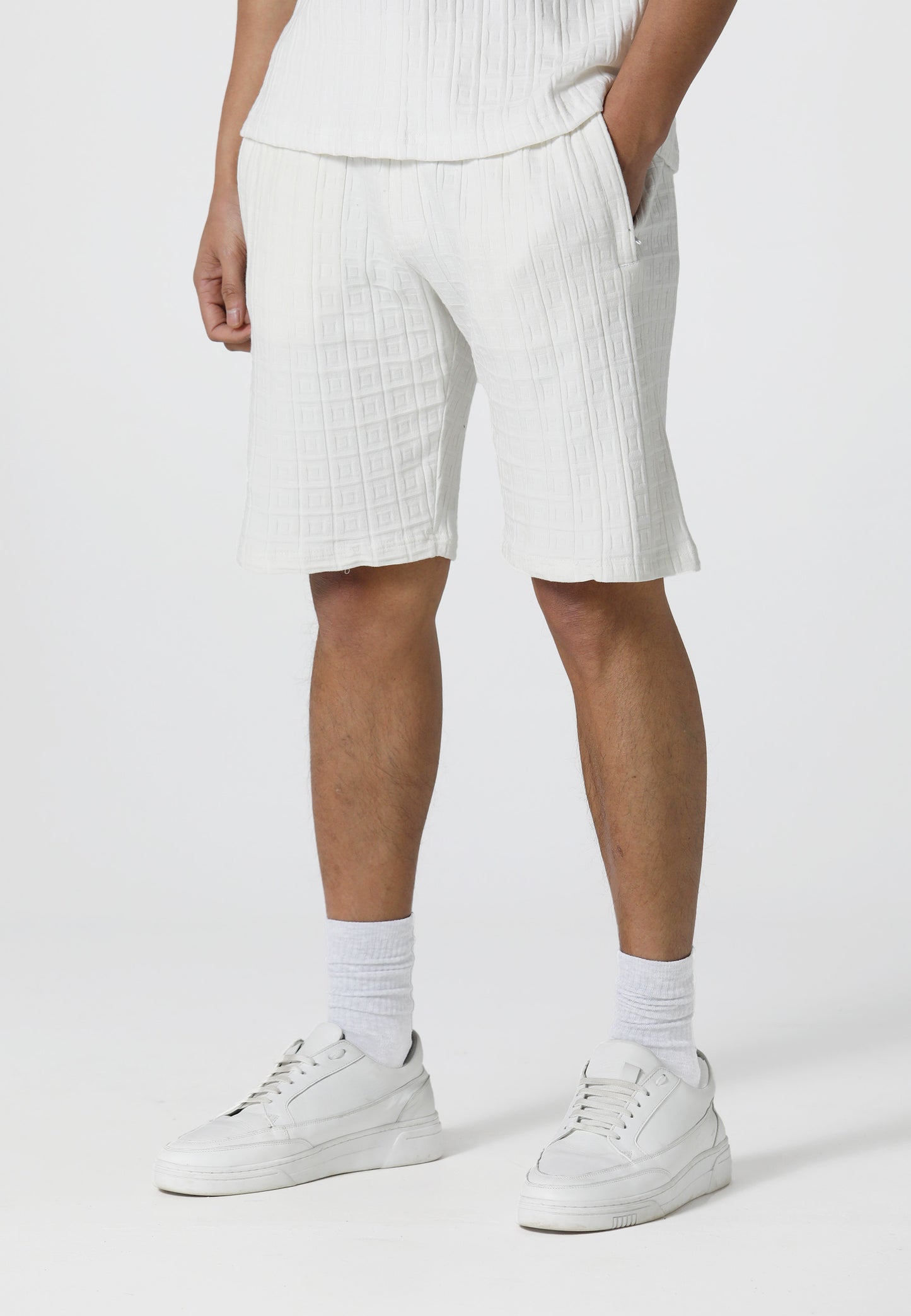 Mivolton Bone White Jog Shorts