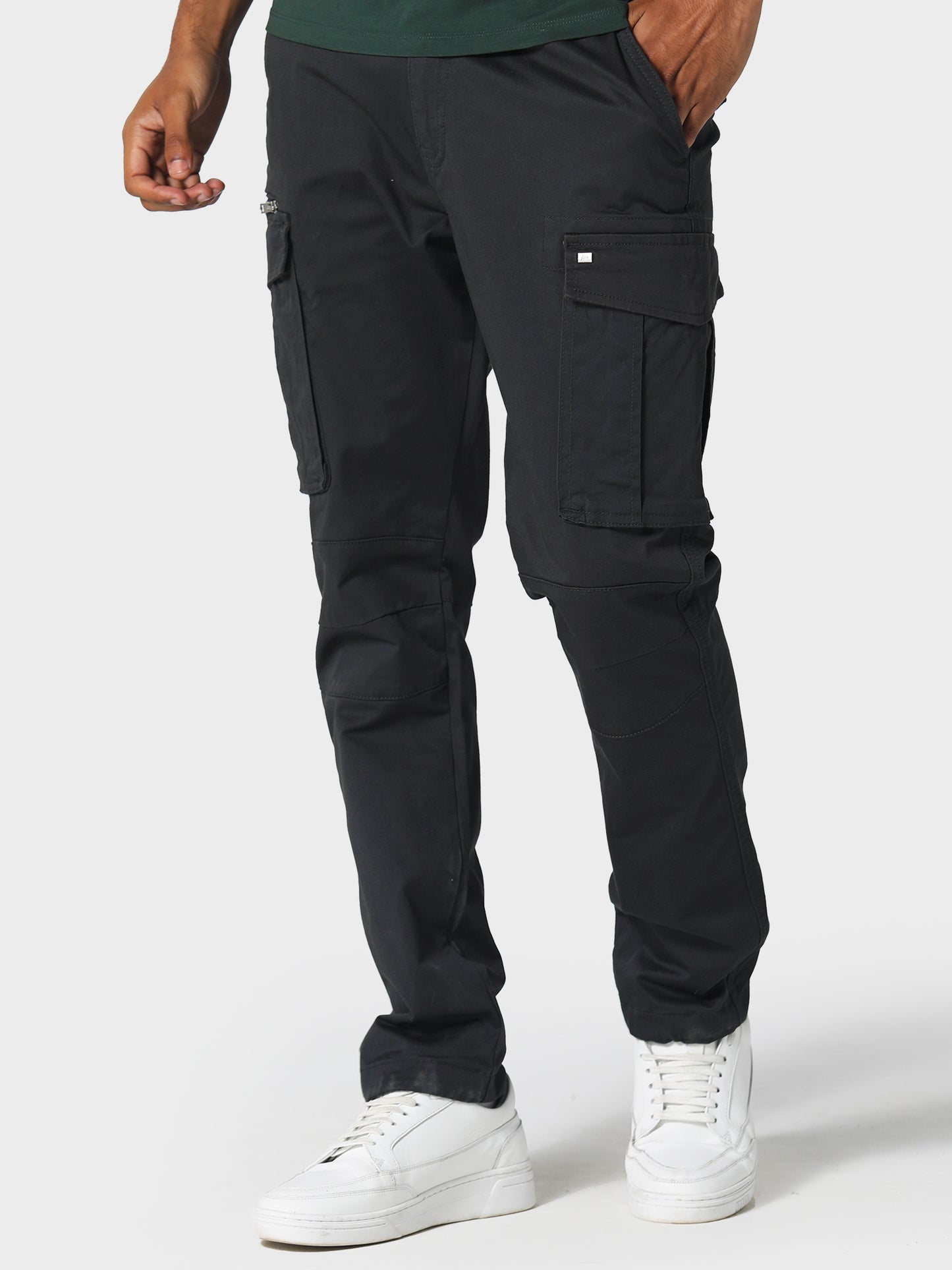 Newton Charcoal Cargo Pants