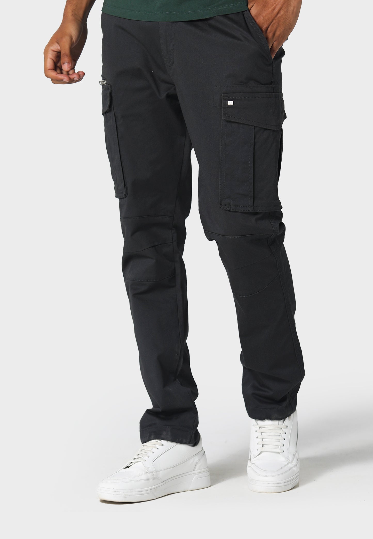 Newton Charcoal Cargo Pants