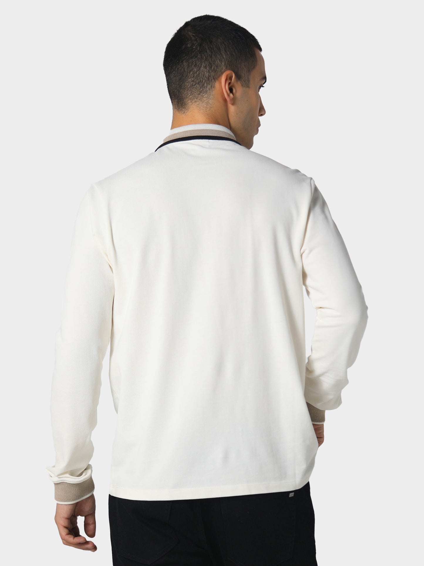 Olwen Bone White Polo Shirt