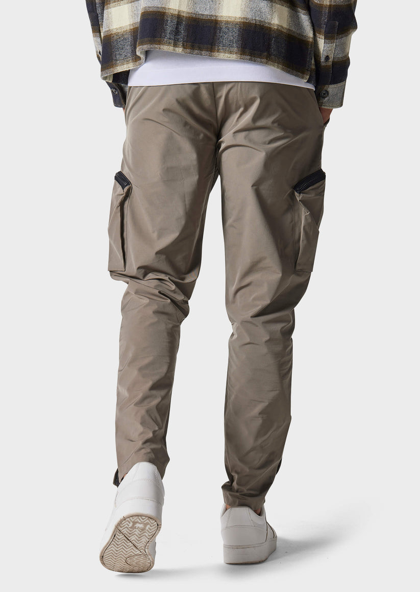 Rainor Nude Cargo Pants back view