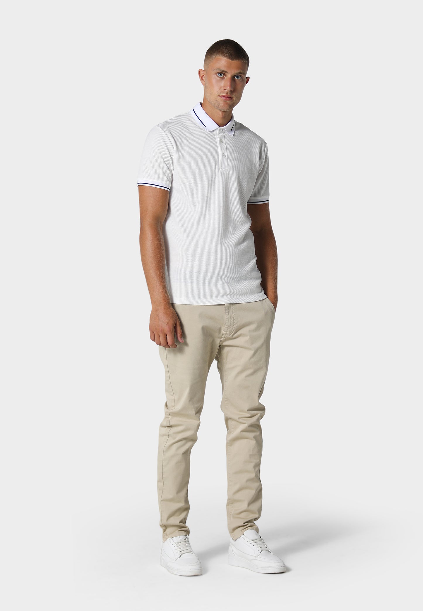 Willsley Bone White Polo Shirt