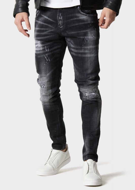 883 Police Moriarty Activeflex Slim Fit Stretch Jeans-Black – My Urban  Wardrobe™‎